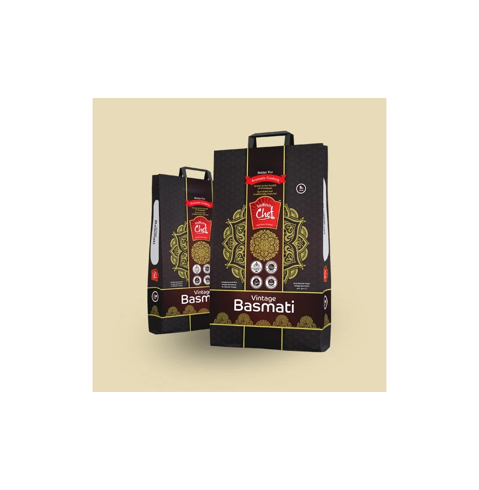 Vintage Basmati Rice – 5kg | Indian Chef Aged Premium Rice