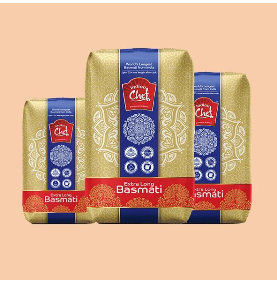 Ryż Basmati Extra Długi – 1Kg | Indian Chef – Premium Indyjski Ryż
