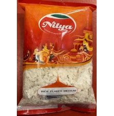 Poha Średnie Białe – 500g | NITYA – Premium Płatki Ryżowe