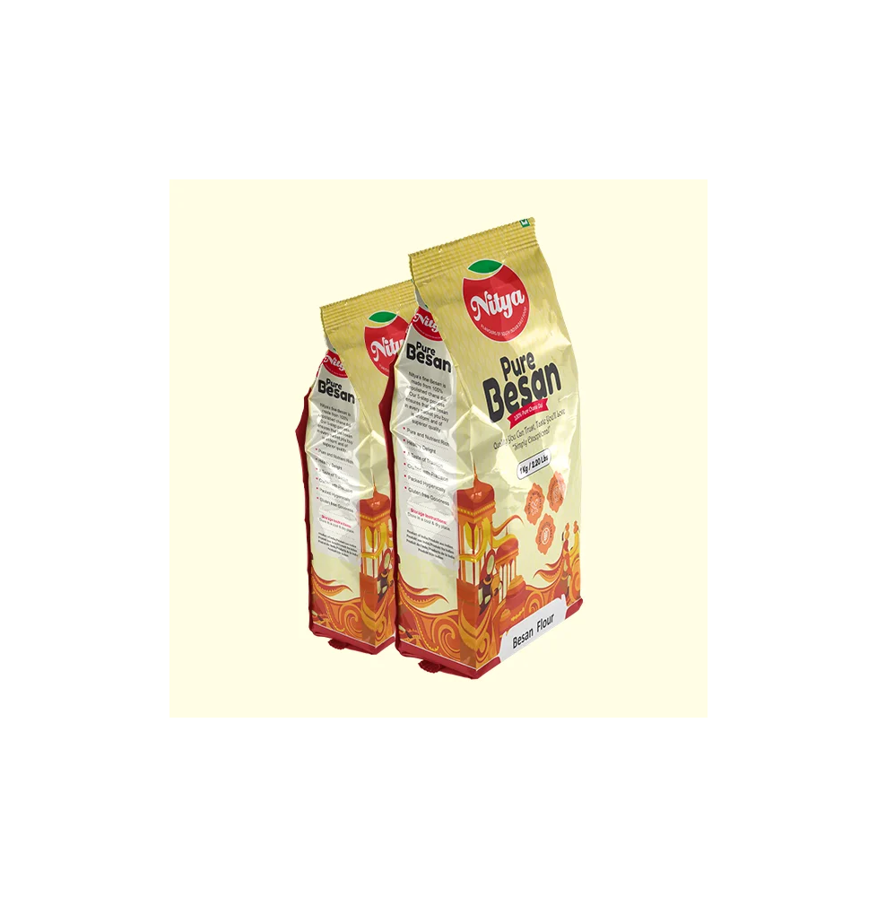 Mąka z Ciecierzycy (Besan) – 1kg | Nitya – Bezglutenowa Mąka z Grochu Włoskiego