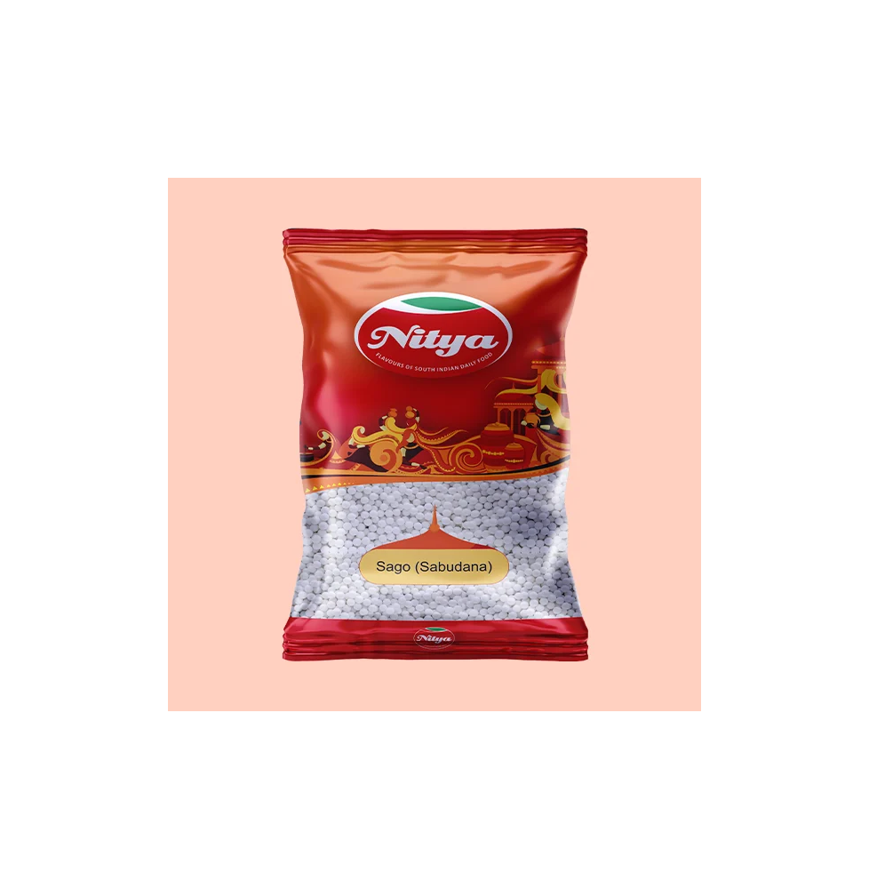 Medium Sago (Sabudana) – 250g | Nitya Tapioca Pearls for Cooking & Fasting