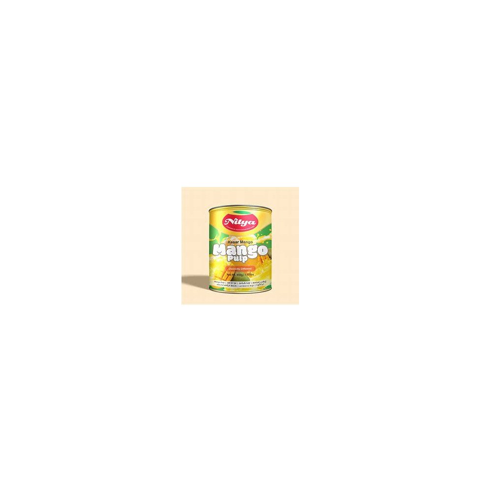 Słodkie Puree Mango – 850g | Nitya – Pulp Mango Kesar do Deserów i Napojów