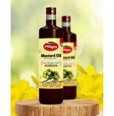 Mustard Oil – 1L | Nitya Cold Pressed Cooking Oil for Frying & Indian Cuisine