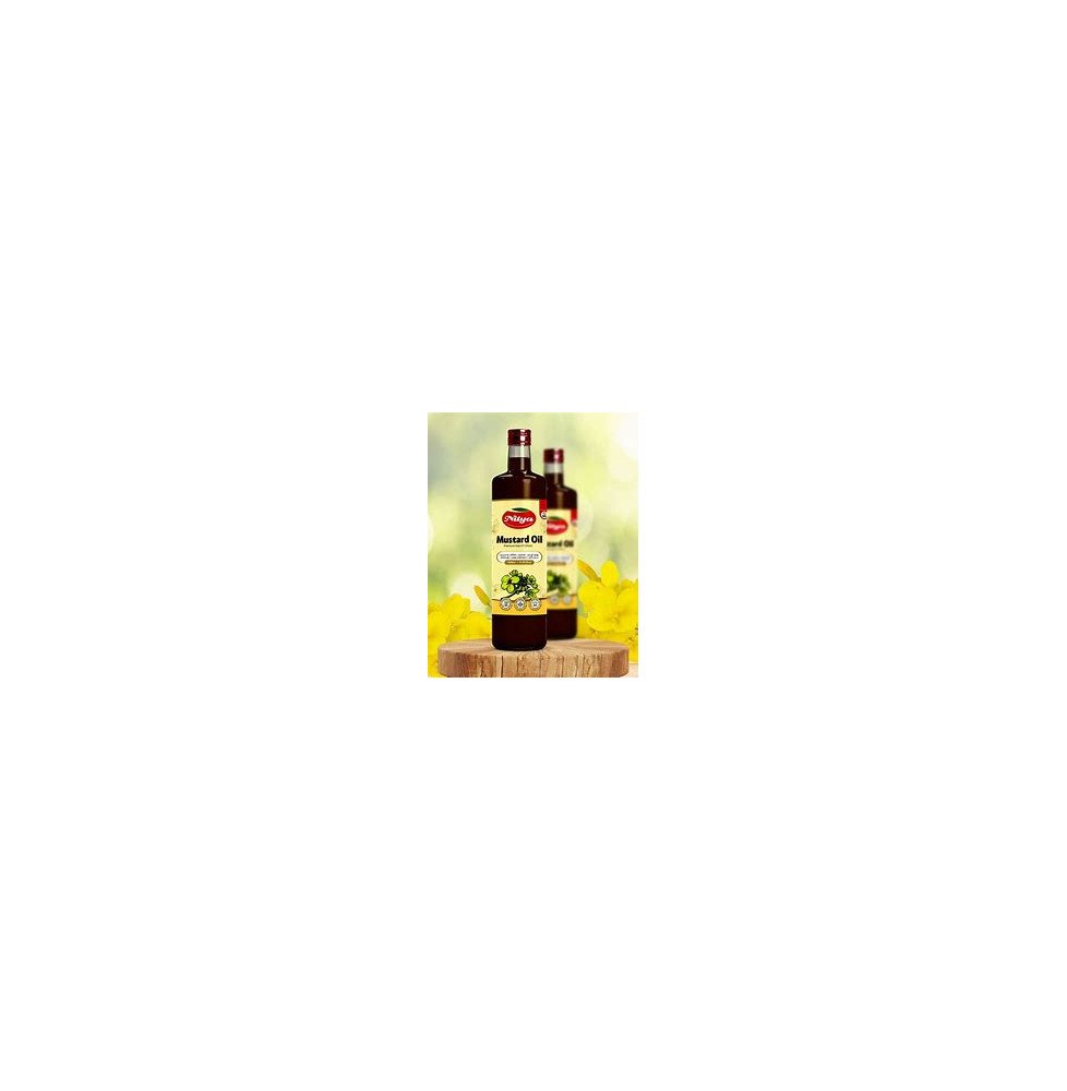 Mustard Oil – 1L | Nitya Cold Pressed Cooking Oil for Frying & Indian Cuisine