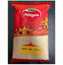 Soczewica Czarna Łuskana (Urad Dal Split) – 2kg | Nitya – Wysokiej Jakości do Gotowania, Dal Indyjski