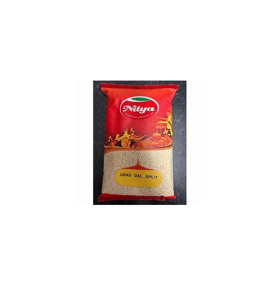 Soczewica Czarna Łuskana (Urad Dal Split) – 2kg | Nitya – Wysokiej Jakości do Gotowania, Dal Indyjski