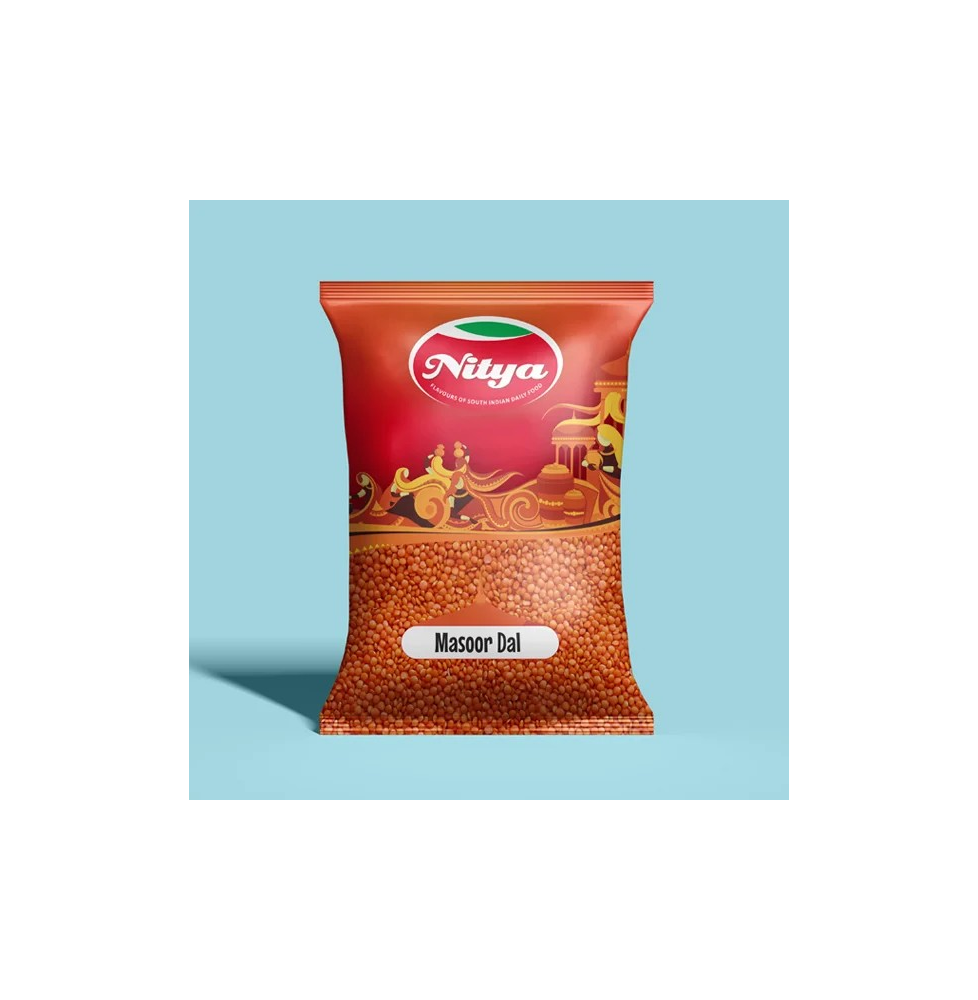Soczewica Czerwona Łuskana (Masoor Dal Split) – 1kg | Nitya – Do Gotowania i Kuchni Indyjskiej