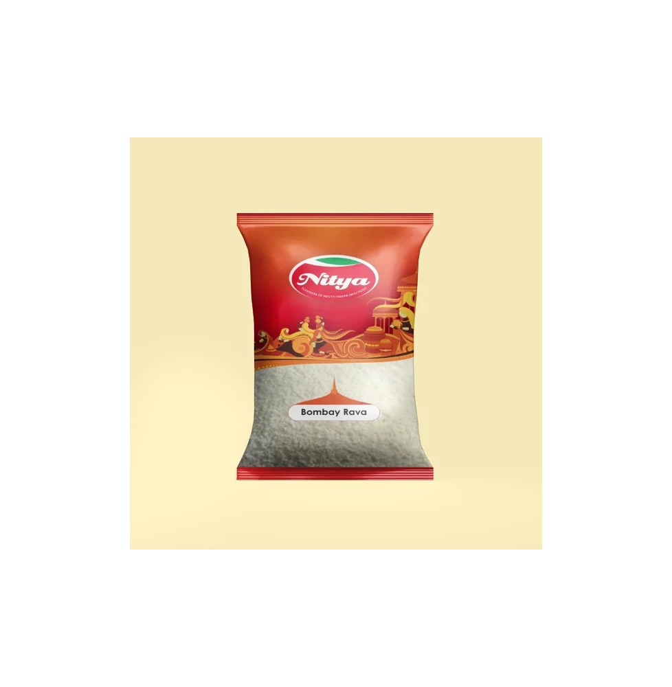 Bombay Rava (Sooji) – 1kg | Nitya – Kasza Manna do Upmy, Dos i Potraw Indyjskich