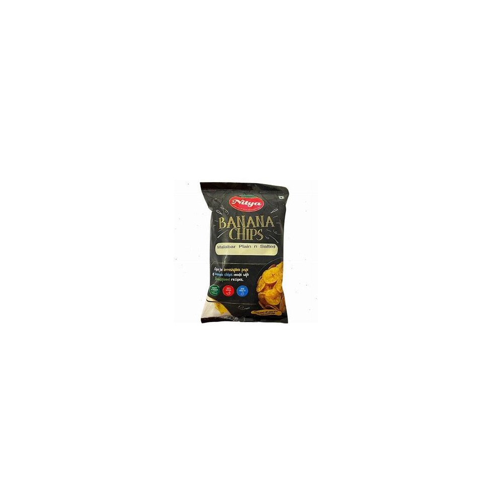 Banana Chips Malabar Plain & Salted – 150g | Nitya Crispy Snack from Kerala