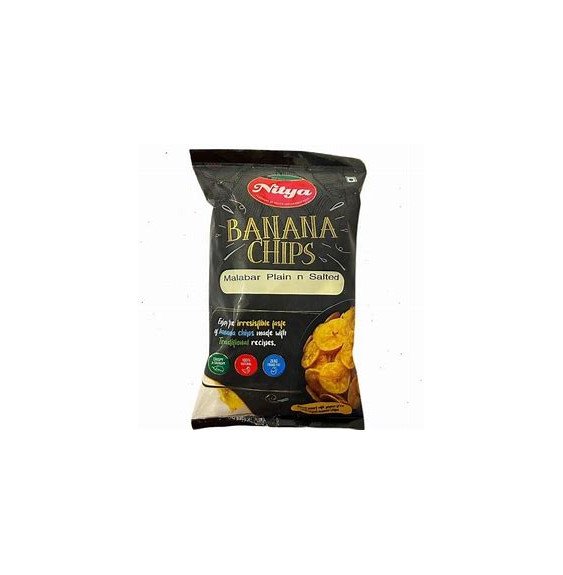 Banana Chips Malabar Plain & Salted – 150g | Nitya Crispy Snack from Kerala