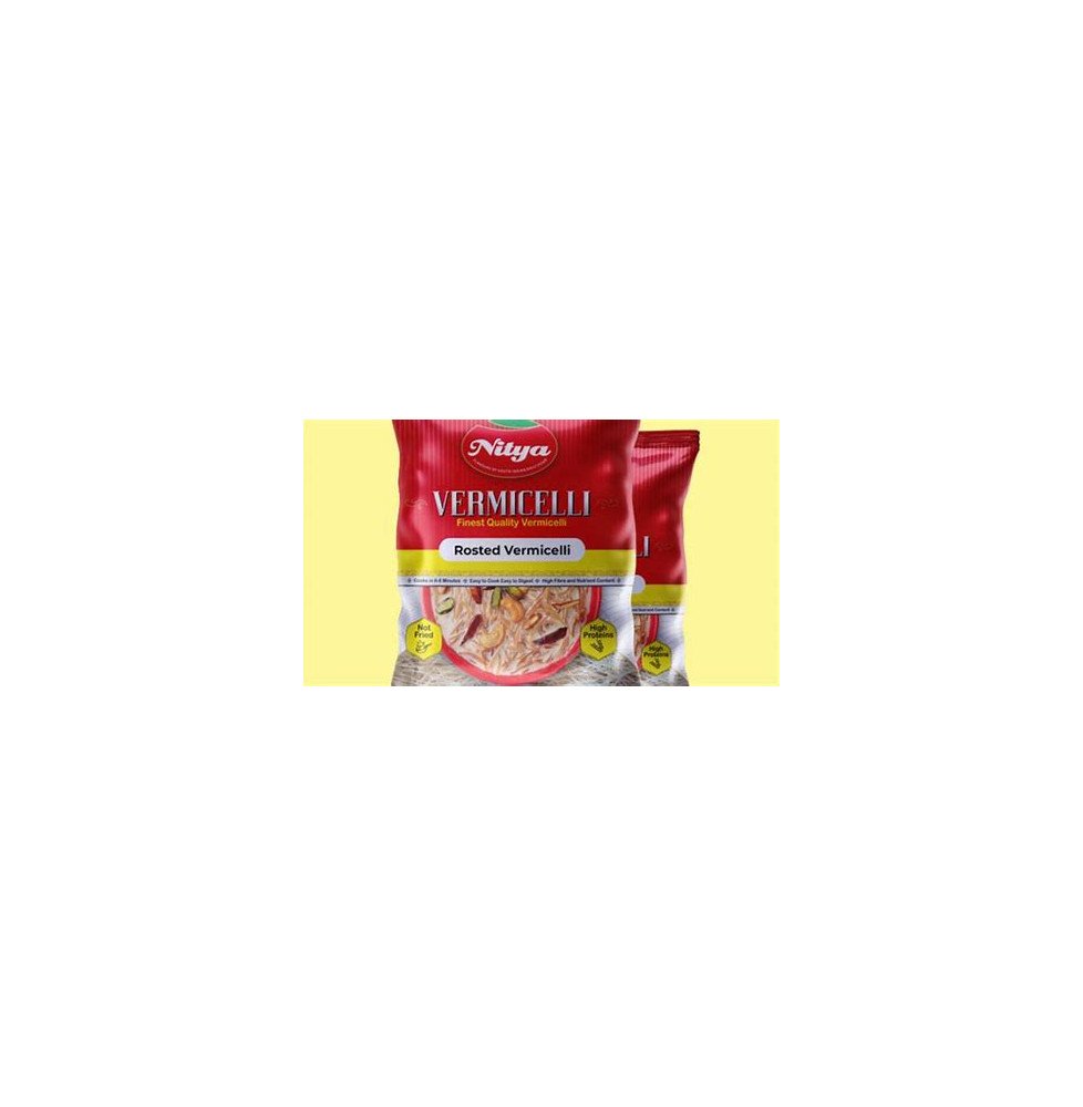 Vermicelli Unroasted – 180g | Nitya – Indian Seviyan for Roasting, Kheer, Upma, and Desserts