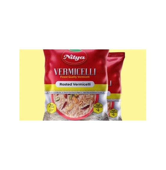 Makaron Indyjski Nieprażony (Vermicelli) – 180g | Nitya – Do Prażenia, Kheer, Upma i Deserów