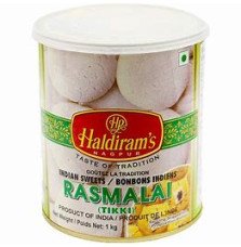 Rasmalai – 1kg | Haldiram’s – Kremowy Indyjski Deser z Saffranem i Kardamonem