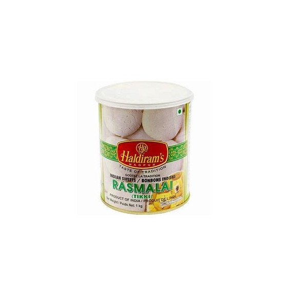 Rasmalai – 1kg | Haldiram’s – Kremowy Indyjski Deser z Saffranem i Kardamonem