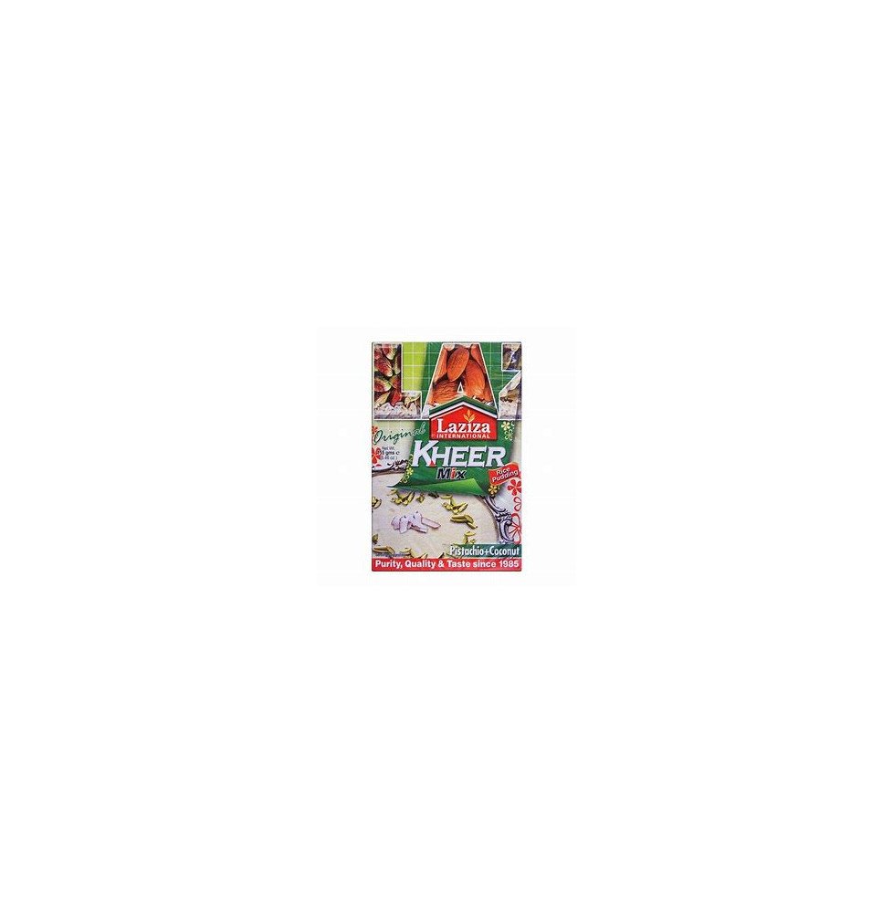 Mieszanka Kheer (Pistacja + Kokos) – 155g | Laziza – Indyjska Mieszanka Deserowa z Pistacjami i Kokosem
