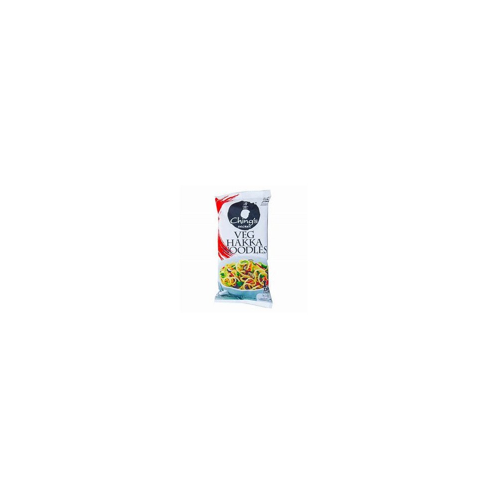 Wegańskie Noodles Hakka Ching’s – 140g | Ching’s – Smakowite Wegańskie Noodles Hakka do Smażonych Potraw