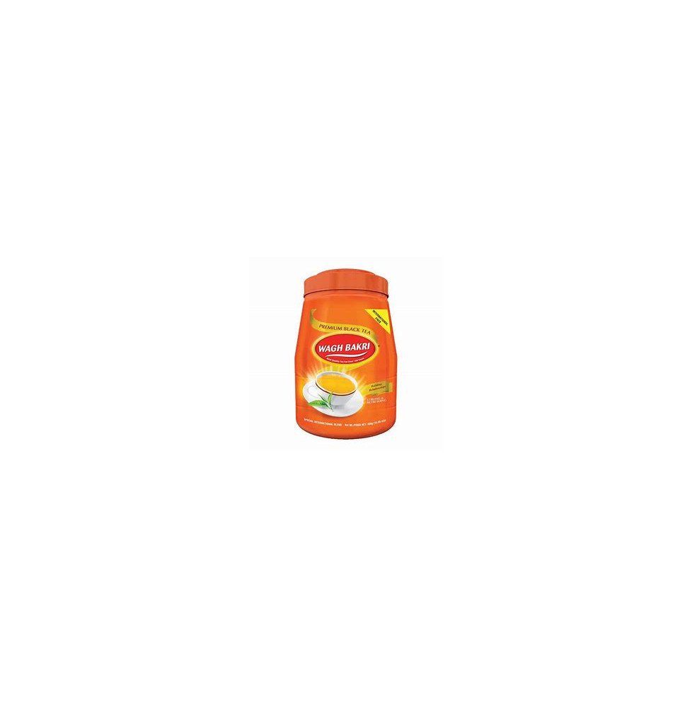 Herbata Liściasta Premium w Słoiku PET – 1kg | Czarna Herbata Liściasta Wagh Bakri