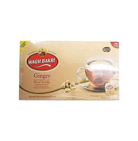 Wagh Bakri Ginger Tea Bags – 200g | Wagh Bakri Ginger Herbal Tea Bags