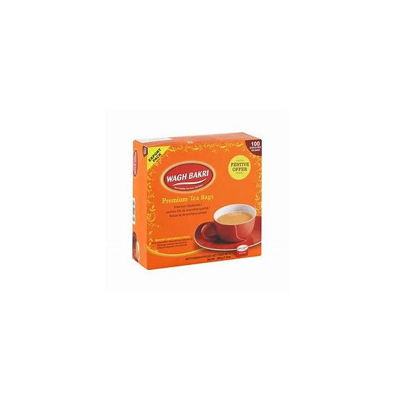 Premium Torebki Herbaty Bez Zszywek – 200g | Czarna Herbata Torebkowa Wagh Bakri