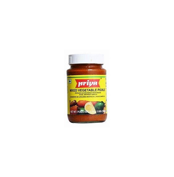 Marynowane warzywa mieszane bez czosnku – 300g, marki Priya