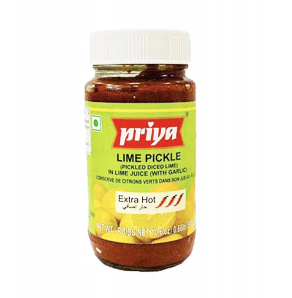 Priya Extra Hot Lime Pickle – 300g