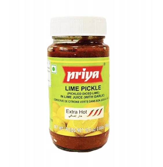 Priya Extra Hot Lime Pickle – 300g