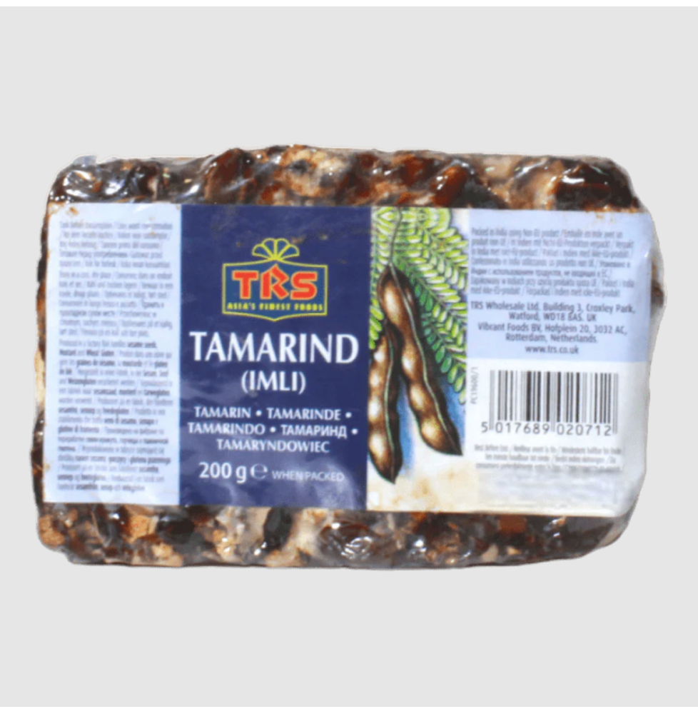 TRS Tamarind – 200g | Natural Tamarind Pulp for Sauces, Soups & Curries