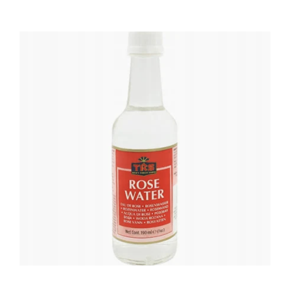 TRS Rose Water – 190ml | Pure Rose Essence for Flavoring Desserts & Beverages
