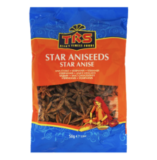 TRS Anyż Gwiazdkowy – 50g | Aromatyczne Całe Anyżki Gwiazdkowe do Przypraw i Przyprawiania,
