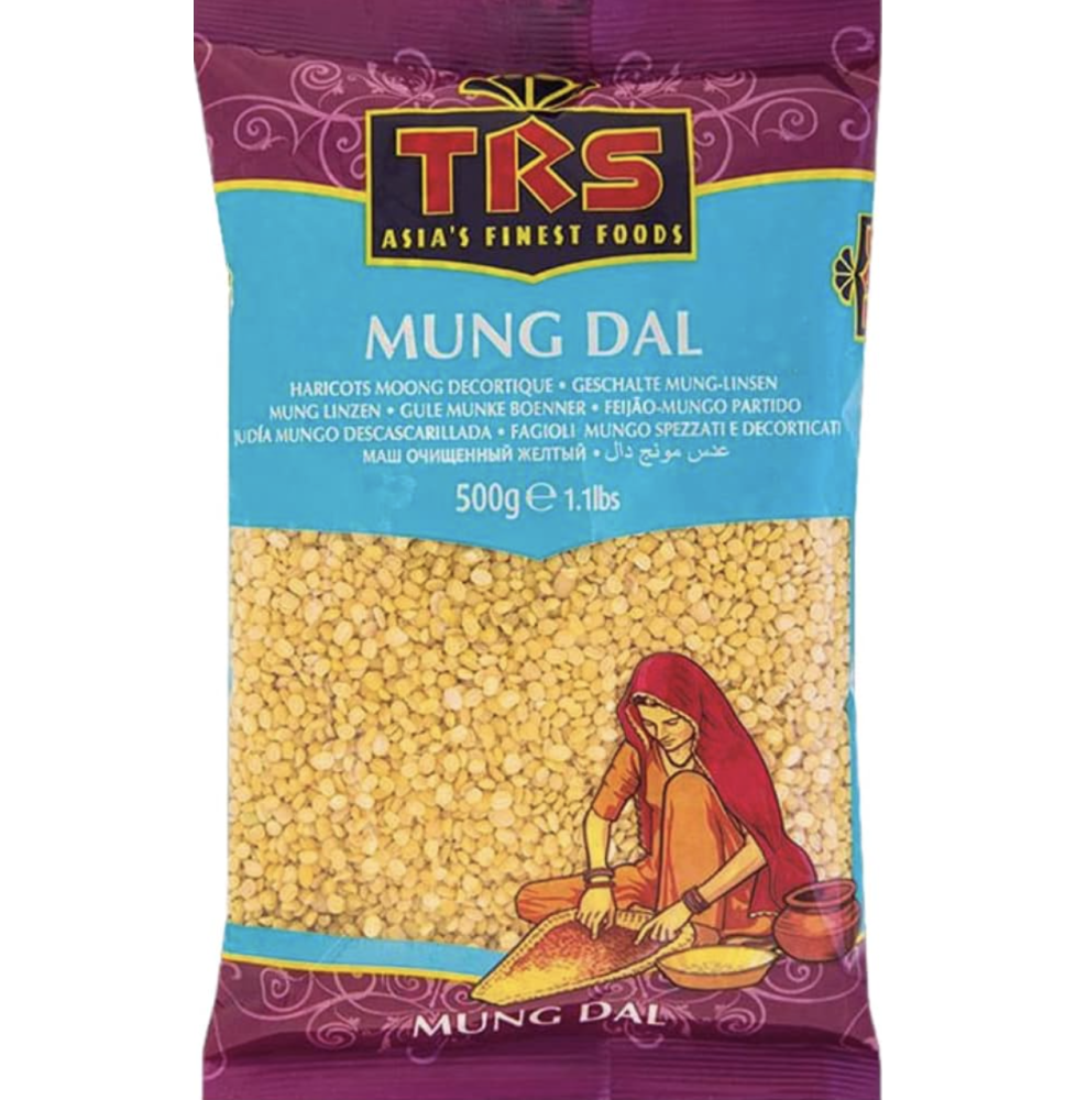 TRS Mung Dal – 500g | Zielona Soczewica Moong do Curry i Zup,