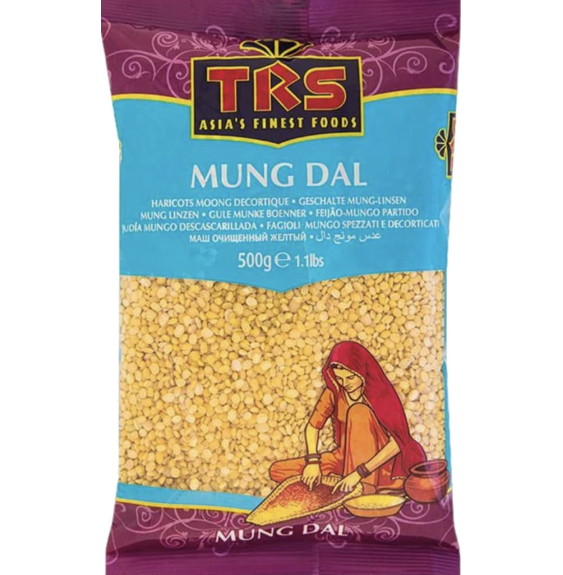 TRS Mung Dal – 500g | Zielona Soczewica Moong do Curry i Zup,