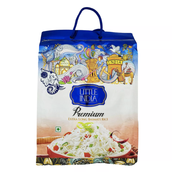Ryż Basmati LI Premium EL – 5kg | Długoziarniasty Starzony Ryż Basmati do Premium Potraw,