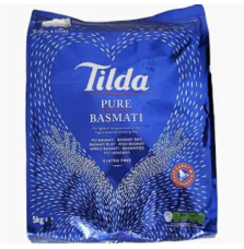 Ryż Basmati Tilda – 5kg | Premium Ryż Basmati do Gotowania i Biryani,
