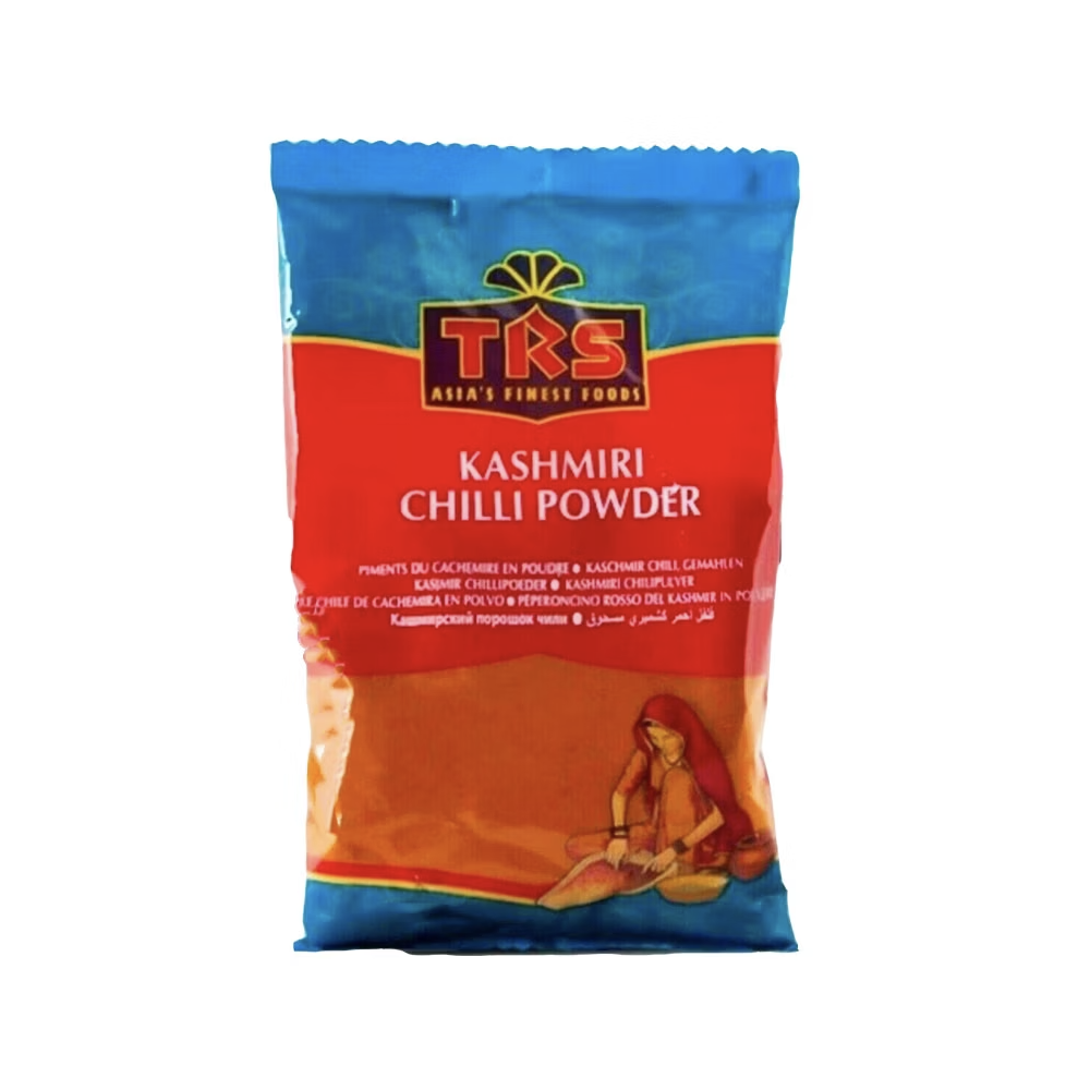 Proszek Chili Kashmiri TRS – 100g | Łagodny Proszek Chili do Kolorowych Curry i Tandoori,
