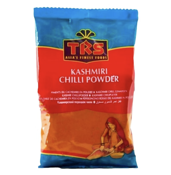 Proszek Chili Kashmiri TRS – 100g | Łagodny Proszek Chili do Kolorowych Curry i Tandoori,
