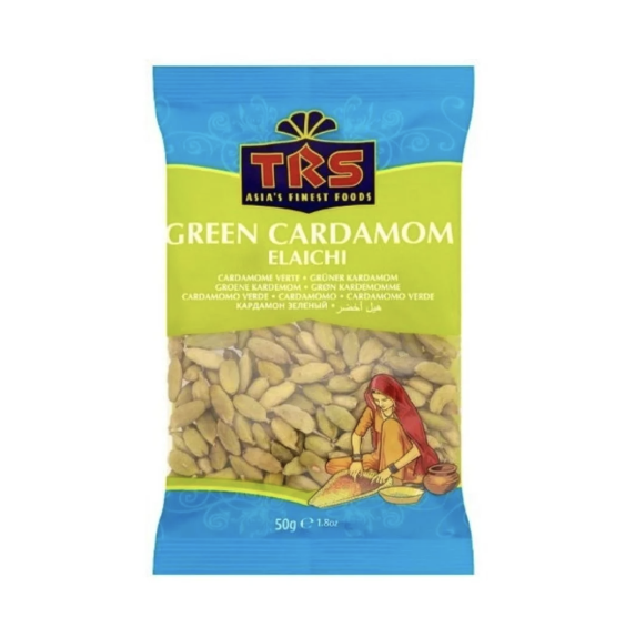 Zielony Kardamon TRS – 50g | Aromatyczny Zielony Kardamon do Gotowania i Pieczenia,