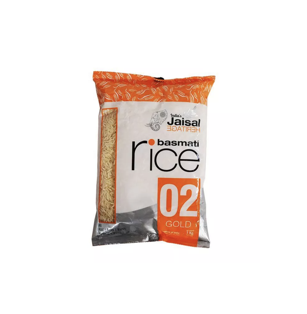 Jaisal Gold Basmati No.2 – 5kg | Premium Aged Basmati Rice for Cooking & Biryanis