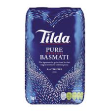 Ryż Basmati Tilda – 1kg | Premium Starzony Ryż Basmati do Gotowania i Biryani,