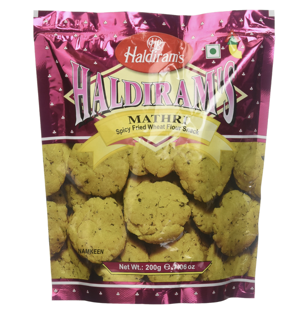 Haldiram Mathri – 200g | Traditional Crunchy Mathri for Snacking