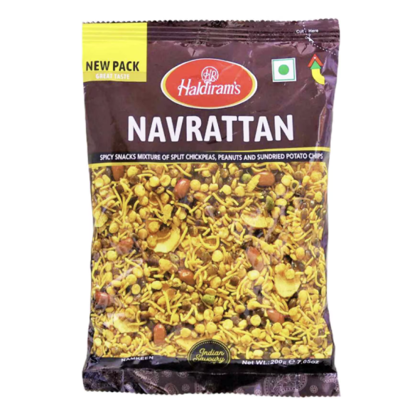 Haldiram Navrattan Mix – 200g | Flavorful Indian Snack Mix for Parties & Snacking