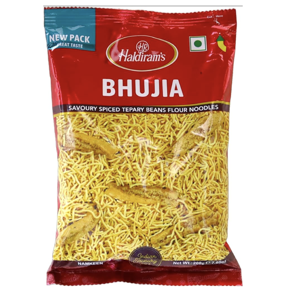 Haldiram Bhujia – 200g | Spicy Indian Snack for Parties & Teatime