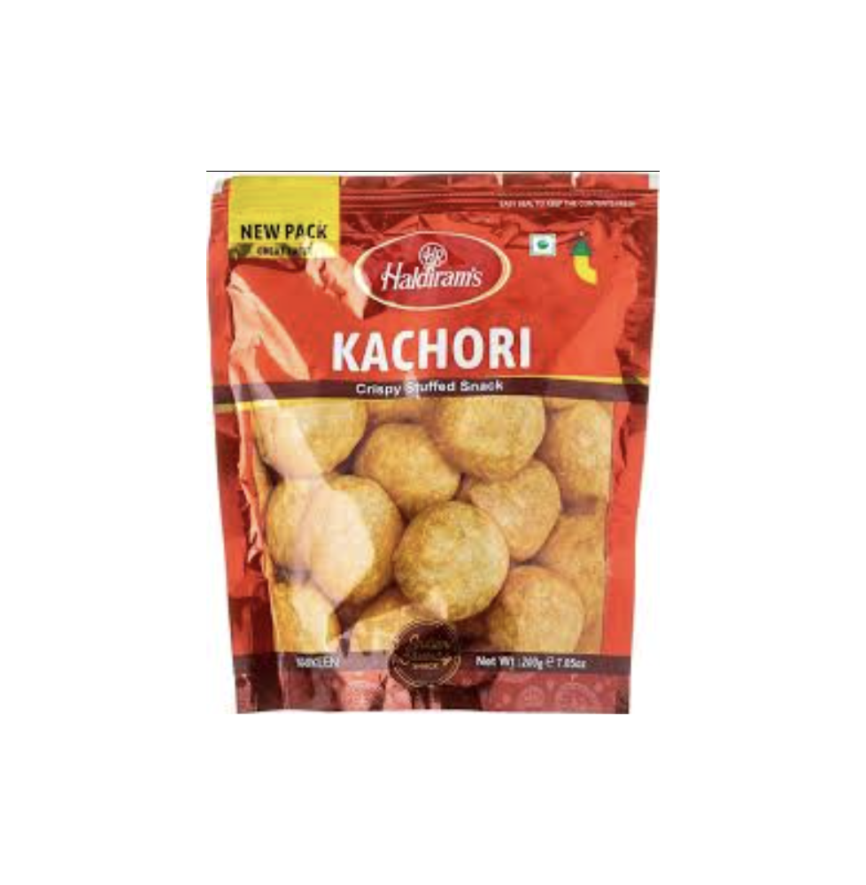 Haldiram Kachori – 200g | Fried Pastry Filled with Spicy Mixture for Snacks