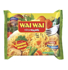 Wai Wai Noodles Warzywne – 65g | Błyskawiczne Noodles Warzywne na Szybki Posiłek,