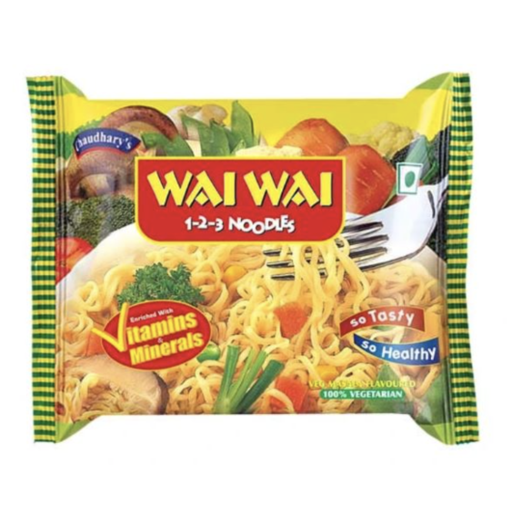 Wai Wai Noodles Warzywne – 65g | Błyskawiczne Noodles Warzywne na Szybki Posiłek,