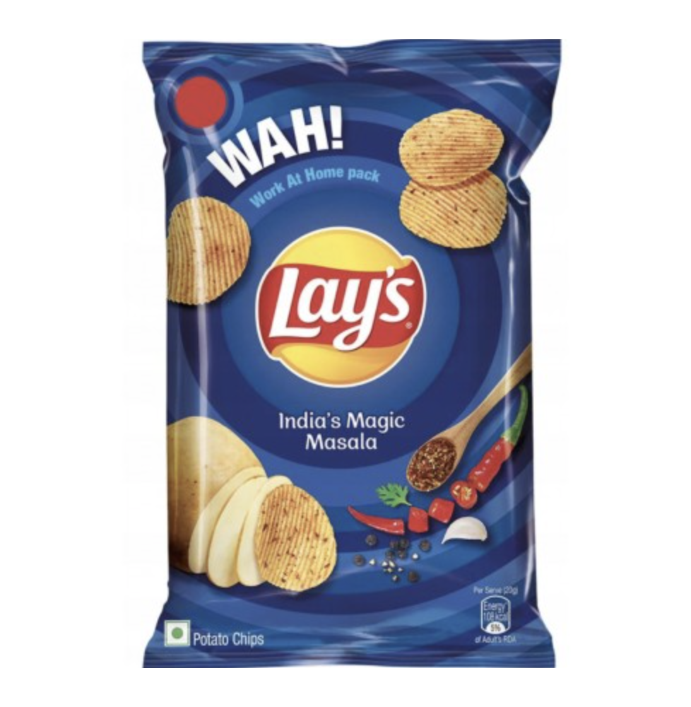 Lay’s Magic Masala – 50g | Zwykłe Chipsy Ziemniaczane o Smaku Magic Masala,