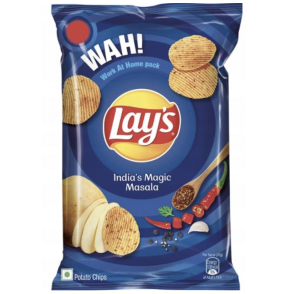 Lay’s Magic Masala – 50g | Zwykłe Chipsy Ziemniaczane o Smaku Magic Masala,