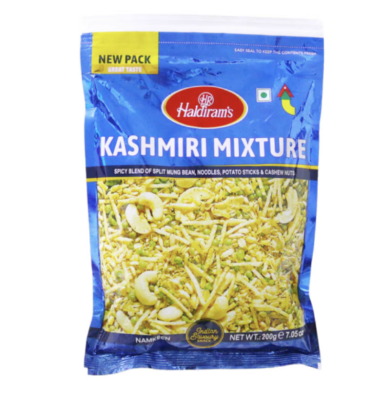 Mieszanka Kashmiri Haldiram – 200g | Pikantna Mieszanka Kashmiri na Przekąski i Przyjęcia,