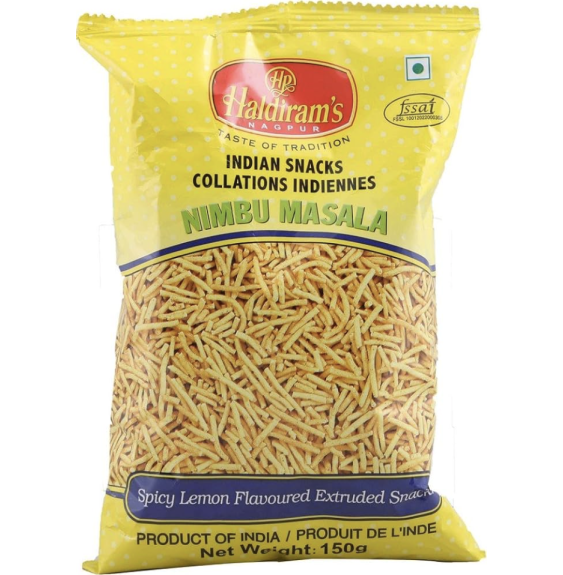 Nimbu Masala Haldiram – 200g | Pikantna Przekąska o Smaku Cytrynowym na Zajadańce,