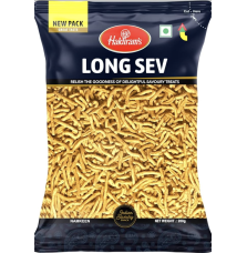 Long Sev Haldiram – 200g | Chrupiące Long Sev na Herbatę i Przekąski,