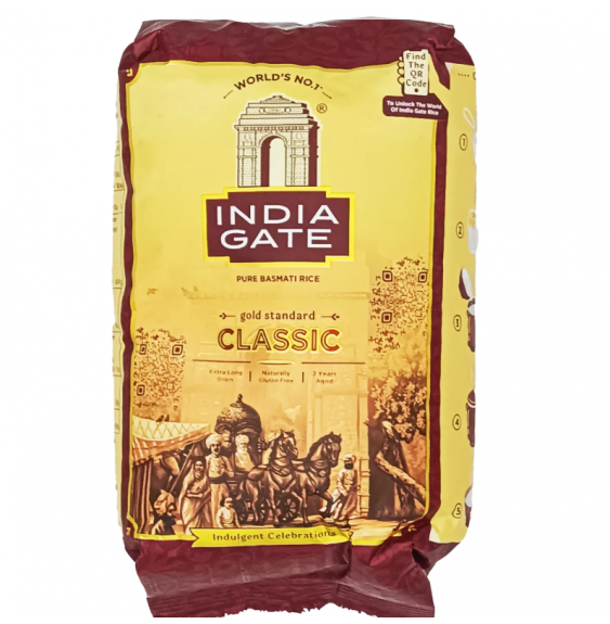 Classic India Gate Basmati Rice 1kg